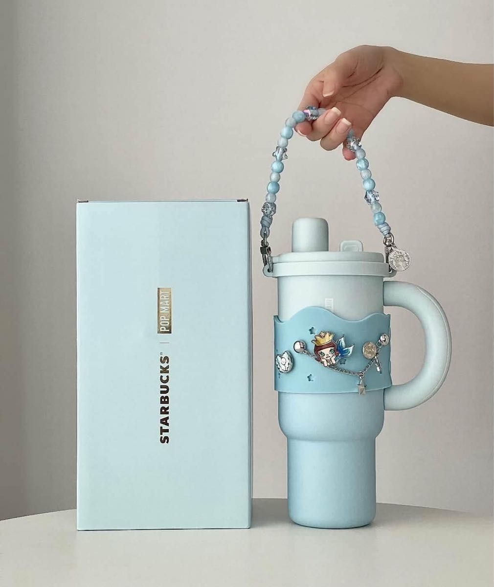 海外限定　スターバックス　ラコステ　タンブラー　チャーム付き 海外限定 スターバックス ラコステ タンブラー チャーム付き Starbucks