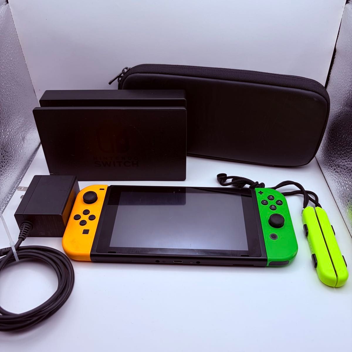 Nintendo Switch 本体 ジョイコン ブルー ネオンイエロー 不具合あり