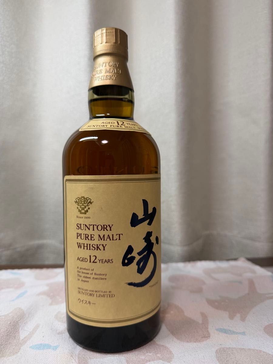 未開栓】サントリー山崎 12年 ピュアモルト ウィスキー 750ml 箱無