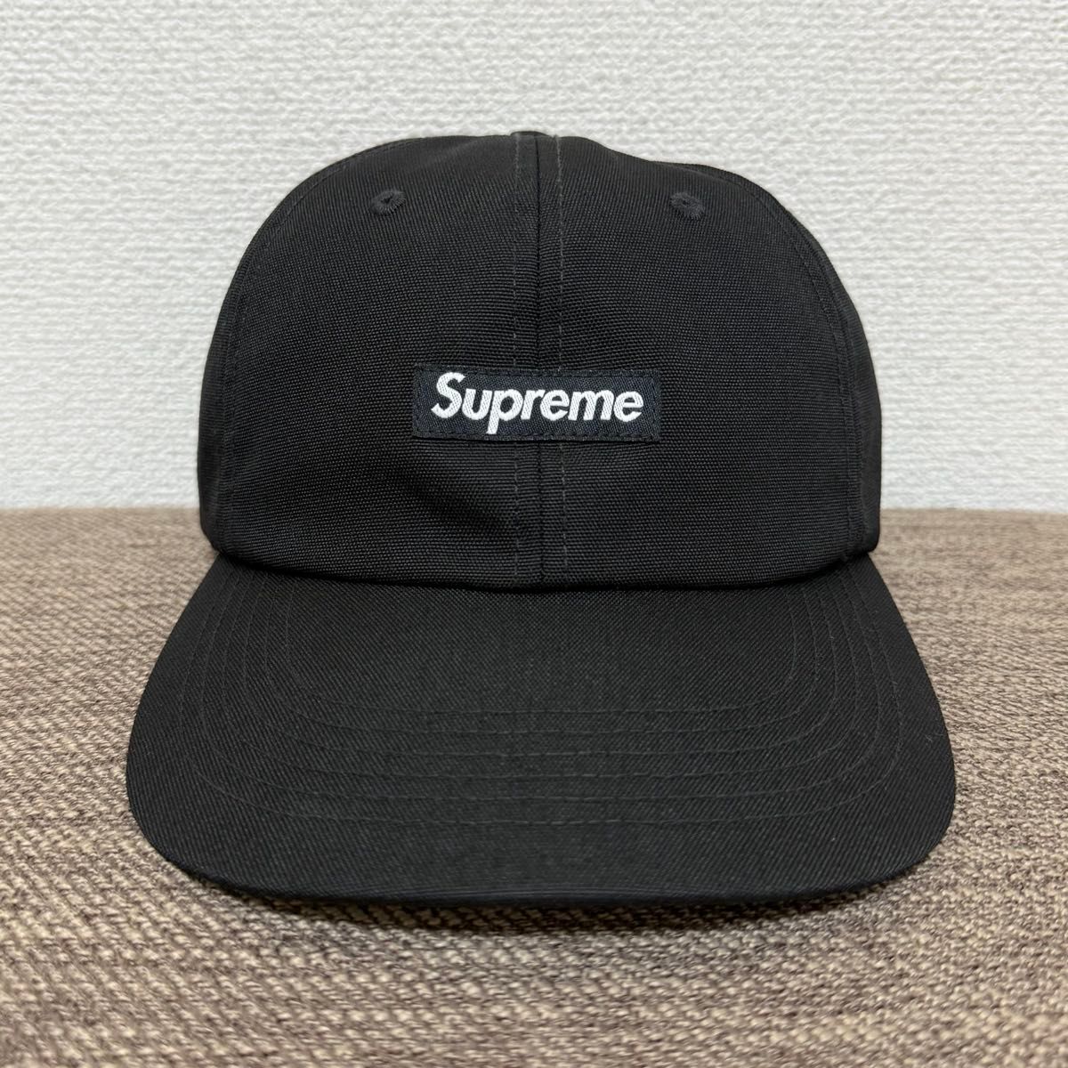 ほぼ新品 Supreme Splatter 6-Panel Cap Black 25aw 黒 ブラック
