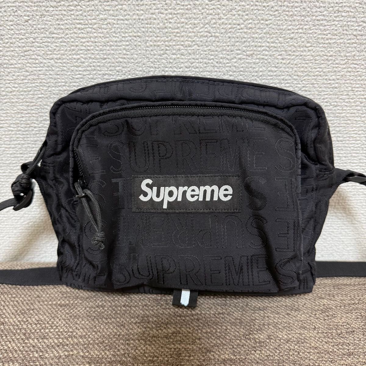 Supreme Woven Shoulder Bag Black ショルダーバッグ | Shop at