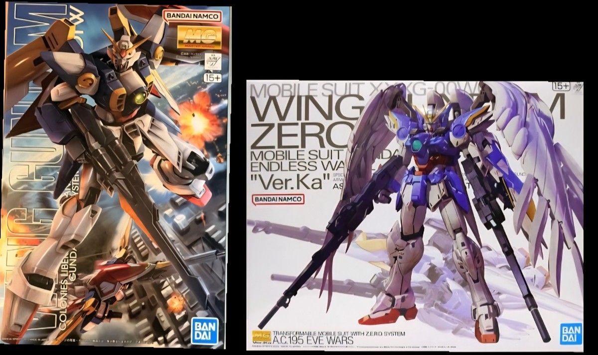 【2品】MG ウイングガンダムゼロEW Ver.Ka／ガンダムAGEIIマグナム MG ウイングガンダムゼロEW Ver Ka MGガンダムAGEⅡマグナム 2体セット