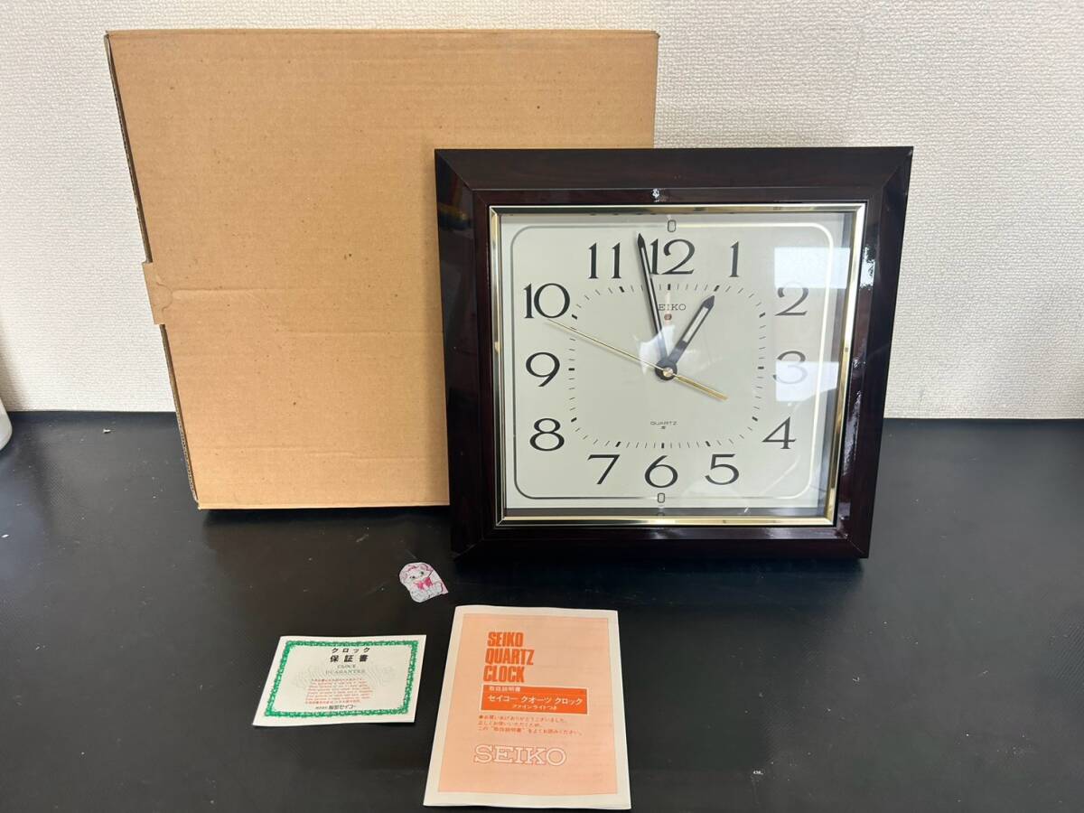 壁掛け 時計 セイコー