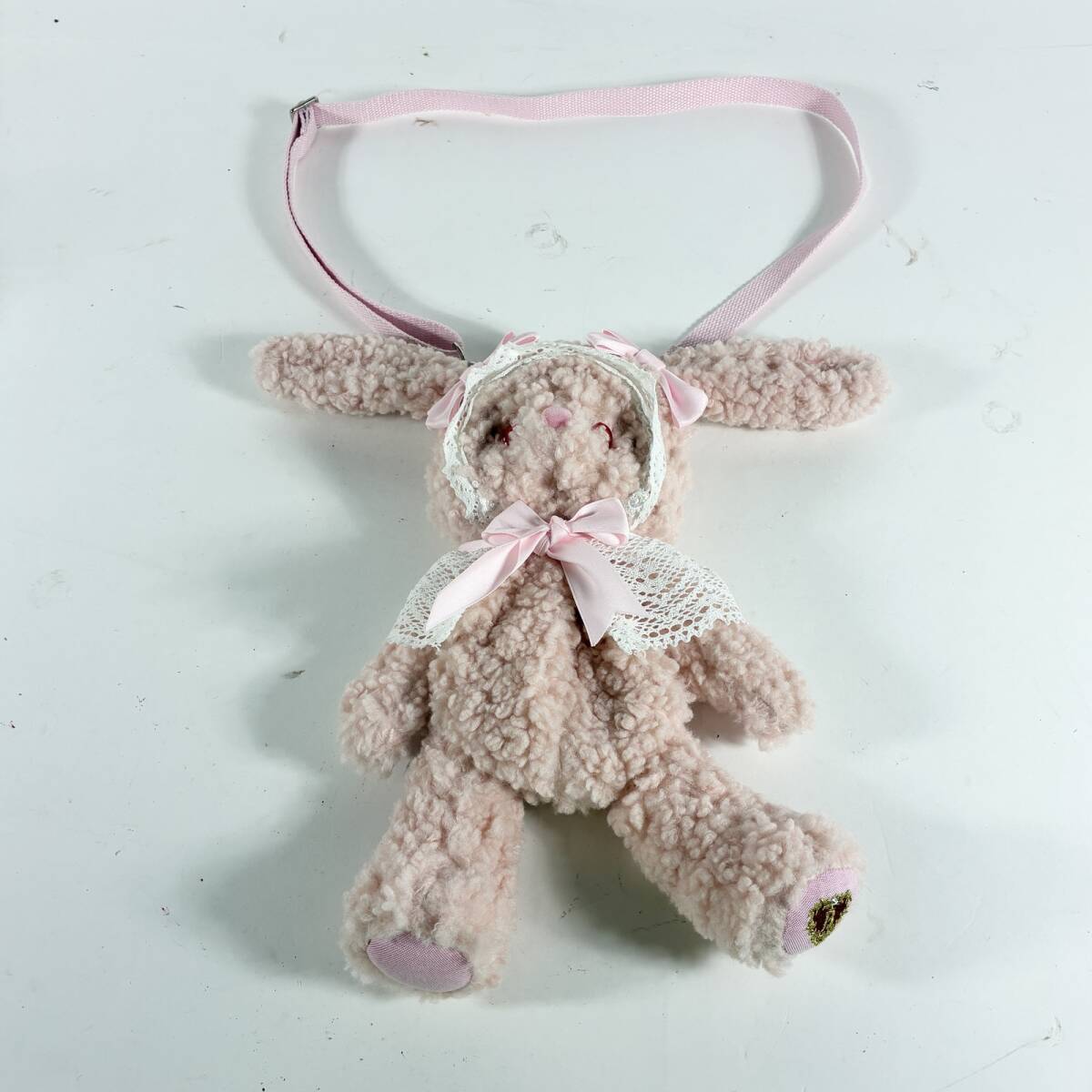 Preview of ☆ BABY ひよこくみゃ ポシェット ピンク うさくみゃ ぬいぐるみ バッグ ショルダー ベイビーザスターズシャインブライト ロリータ 現状品