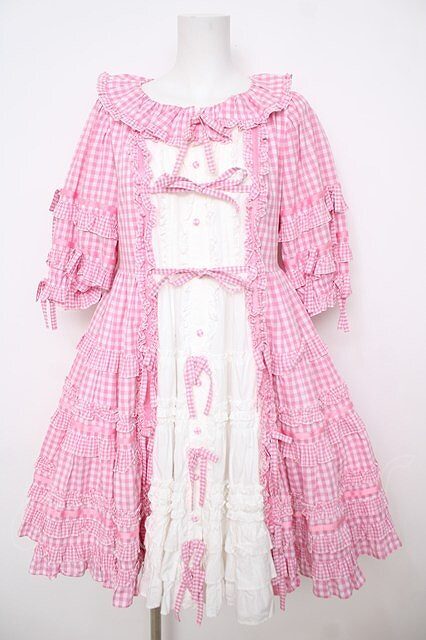 Preview of Angelic Pretty / Little Houseワンピース ピンク Y-26-07-23-056-AP-OP-HR-ZY