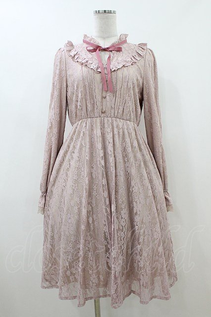 Preview of Amavel / Antique Laceミドルワンピース Free ピンク H-26-08-06-008-CA-OP-NS-ZH