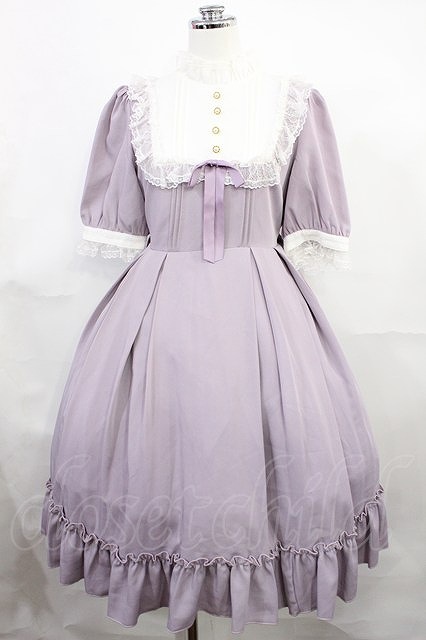 Preview of Amavel / Lacy frills feminineミドル丈ワンピース Free ラベンダー H-26-08-04-005-CA-OP-NS-ZH