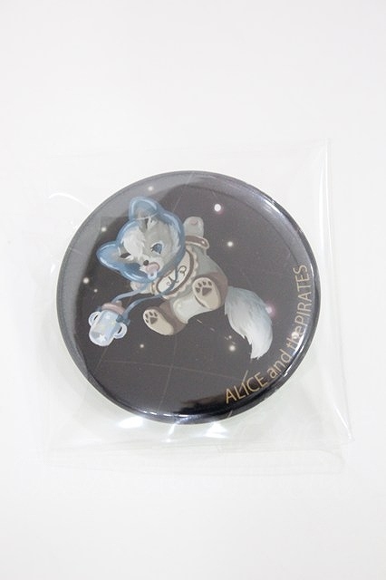 Preview of ALICE and the PIRATES / Galaxy Chris ~輝く星屑と宇宙(そら)の歯車~柄 baby Chris 缶バッジ ブラック H-26-07-27-1009-PA-AC-NS-ZH