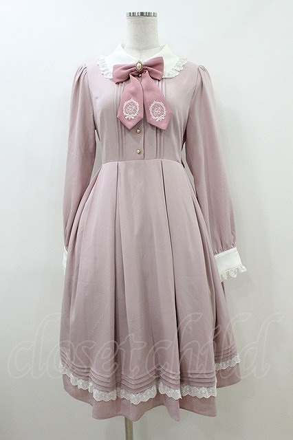 Preview of Amavel / Monogram Antique Ribbonワンピース Free ピンク H-26-08-06-006-CA-OP-NS-ZH