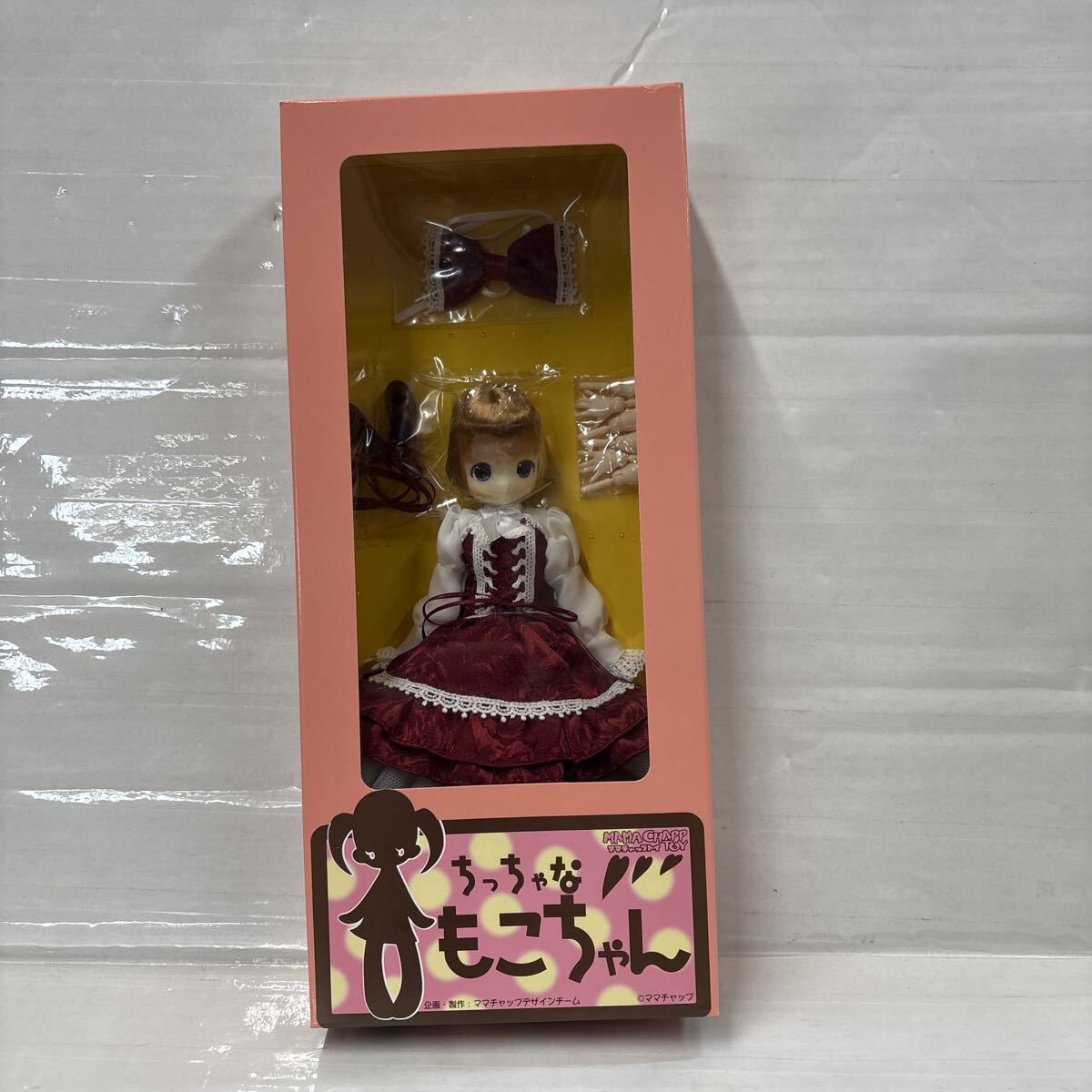 Preview of ●ママチャップトイ ちっちゃなもこちゃん ロリータビスチェワンピース ボンネットレッドドレス