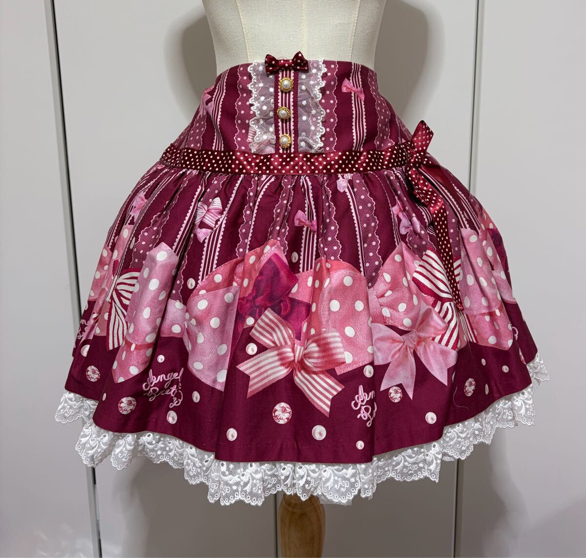 Preview of Angelic Pretty ジュエルリボンスカート エンジ