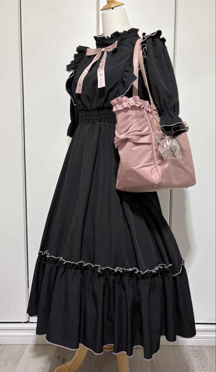 Preview of m petit by misako しまむら青木美沙子コラボ ワンピースバッグのセット