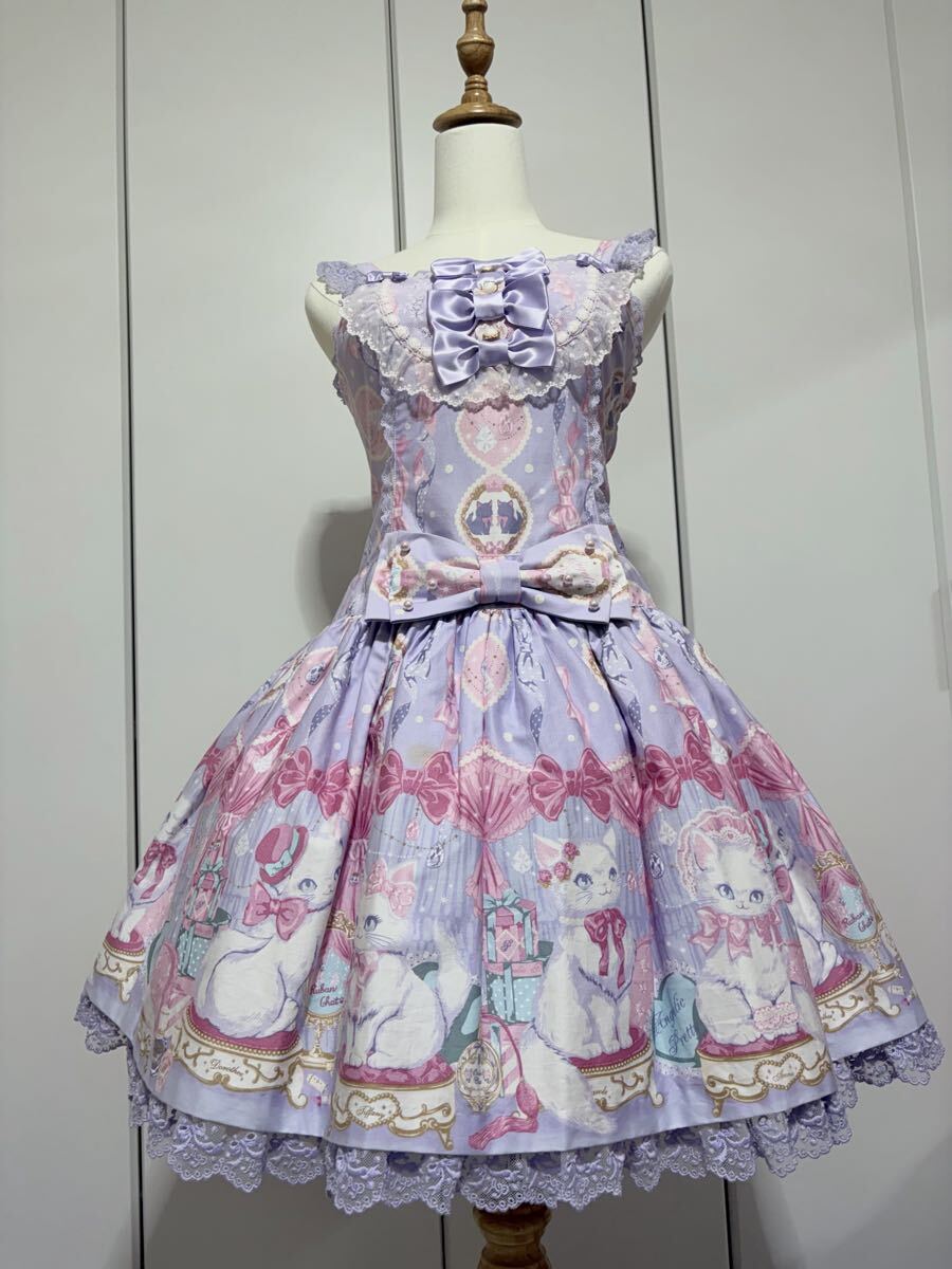Preview of Angelic Pretty Dolly Catローウエストジャンパースカート