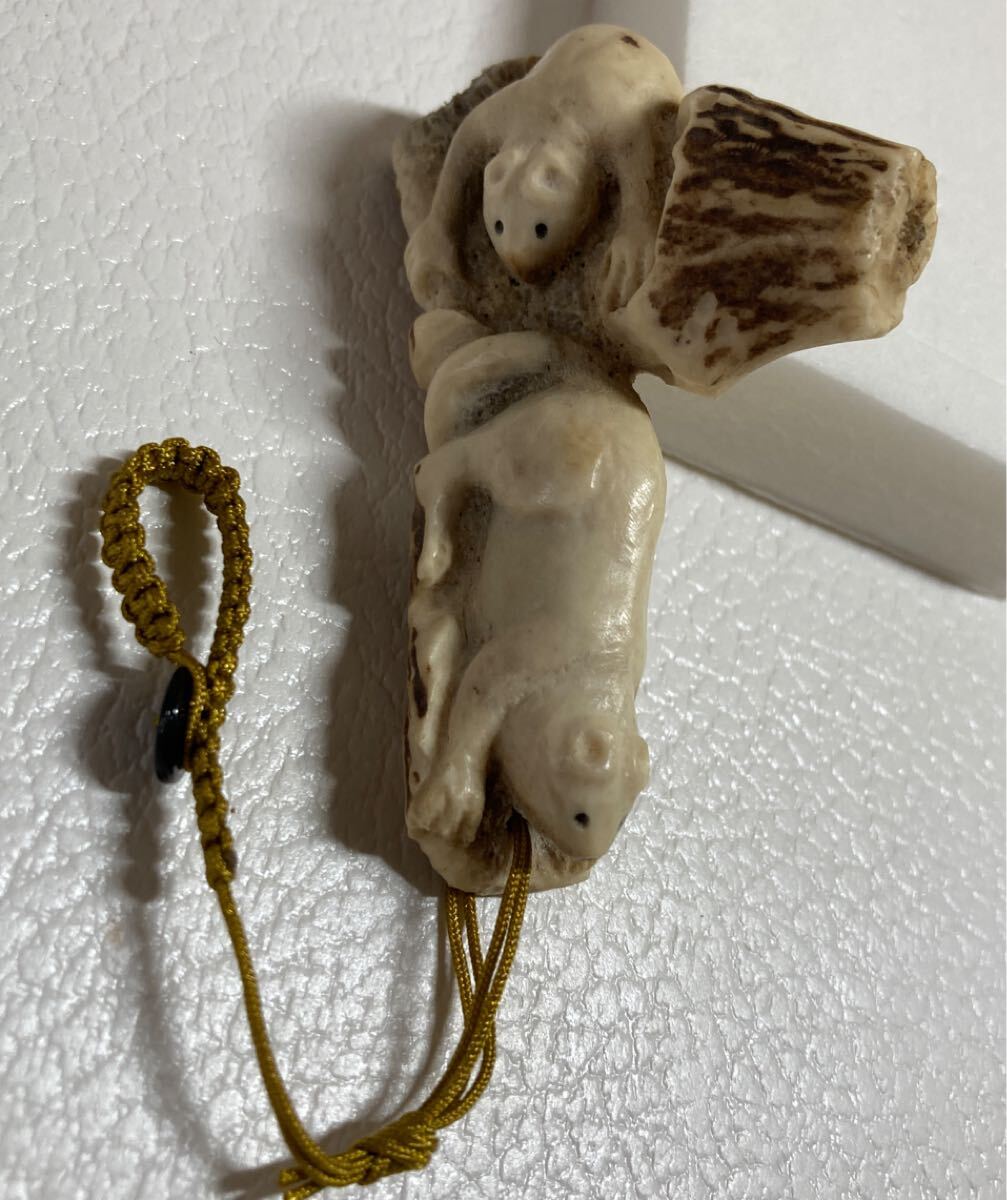 根付け 鹿角
