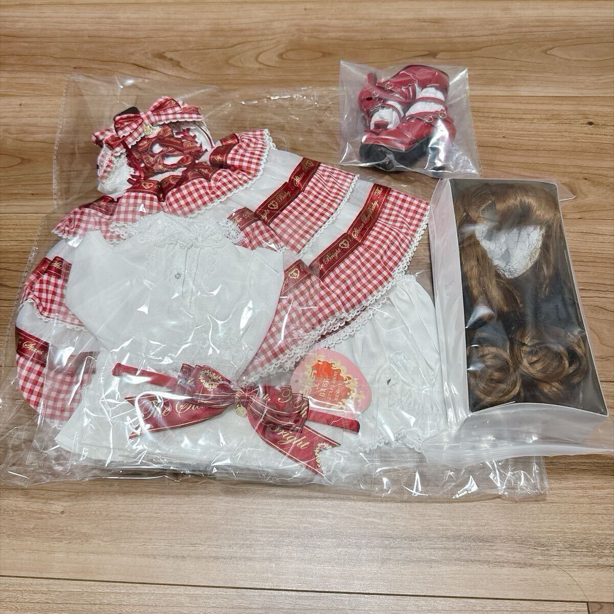Preview of SDGr まぁちゃ BABY, THE STARS SHINE BRIGHT コラボ衣装 シューズ ウィッグセット Sweet Best Wishesジャンパースカート
