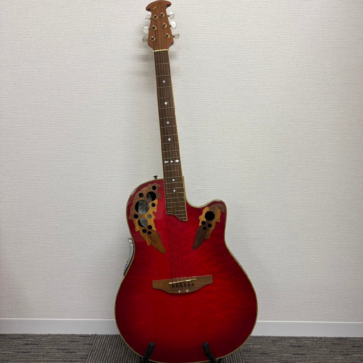 【11627】OVATION CS257 チェリーサンバースト エレアコ 091s☆Ovation オベーション Celebrity Deluxe CS257 サンバースト