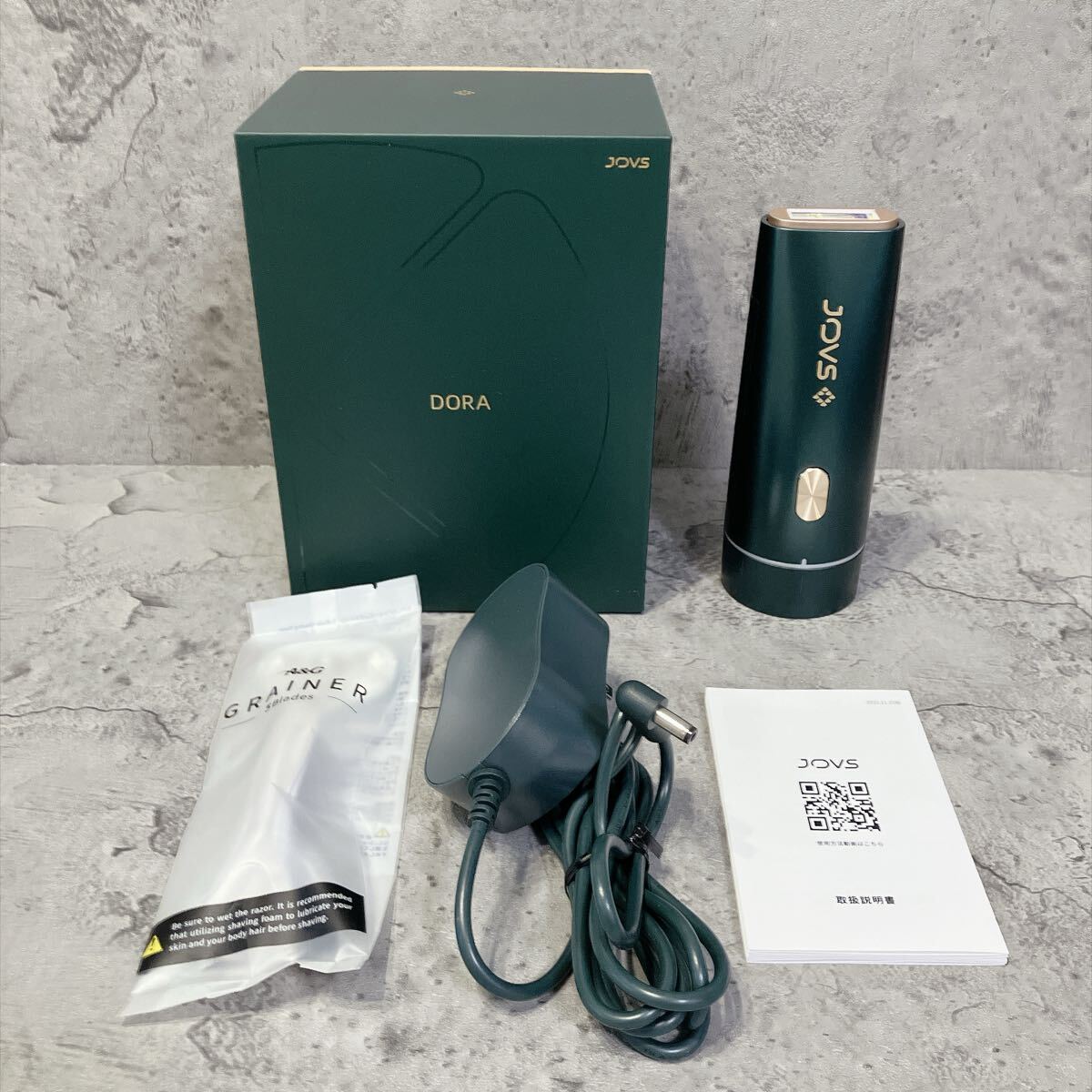 JOVS DORA 脱毛器 グリーン 家庭用光美容器 | Shop at JDirectItems