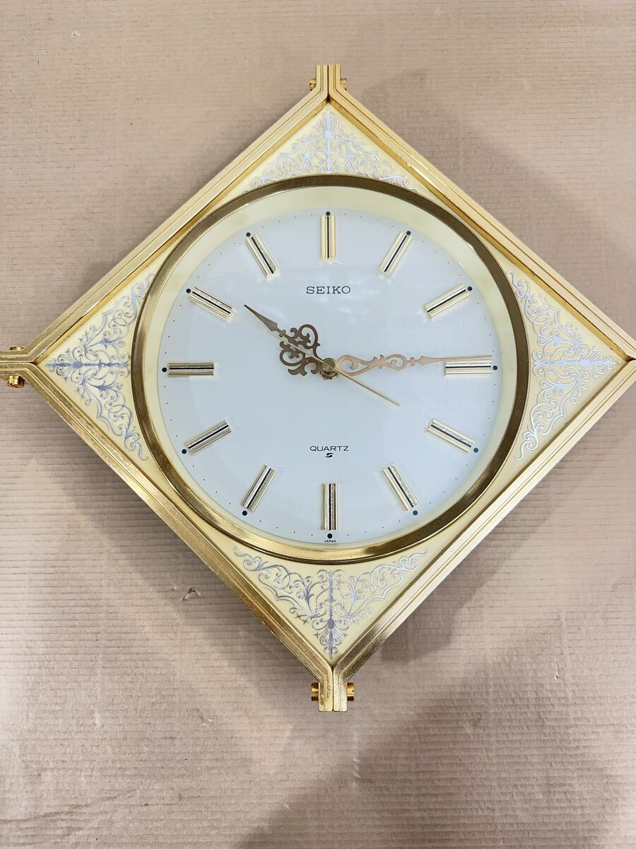 SEIKO セイコー QA506N 大型 壁掛け時計 昭和レトロ 動作品 SEIKO セイコー QA506N オオガタ 壁掛けトケイ 昭和レトロ 動作シナ