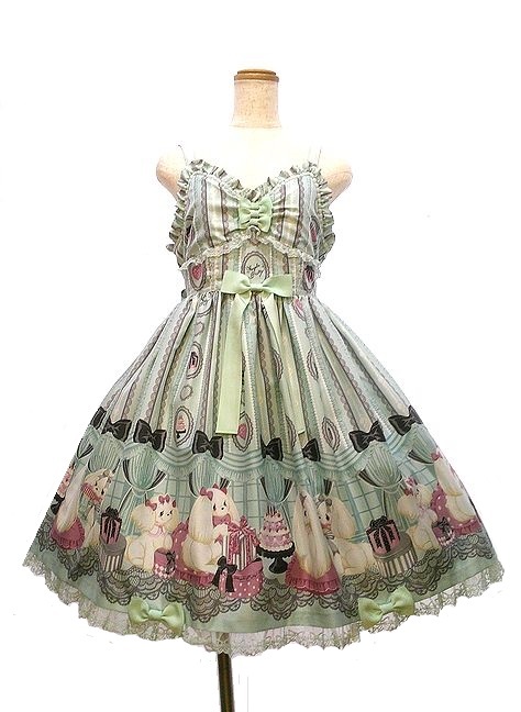 Preview of Angelic pretty Princess Puppyジャンパースカート ＆ ヘッドドレス ２点セット アンジェリックプリティ JSK