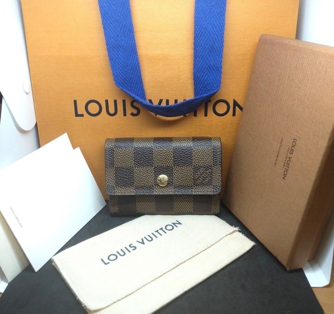 Louis Vuitton ダミエ コインケース エベヌ ポルトモネ プラ | Shop at