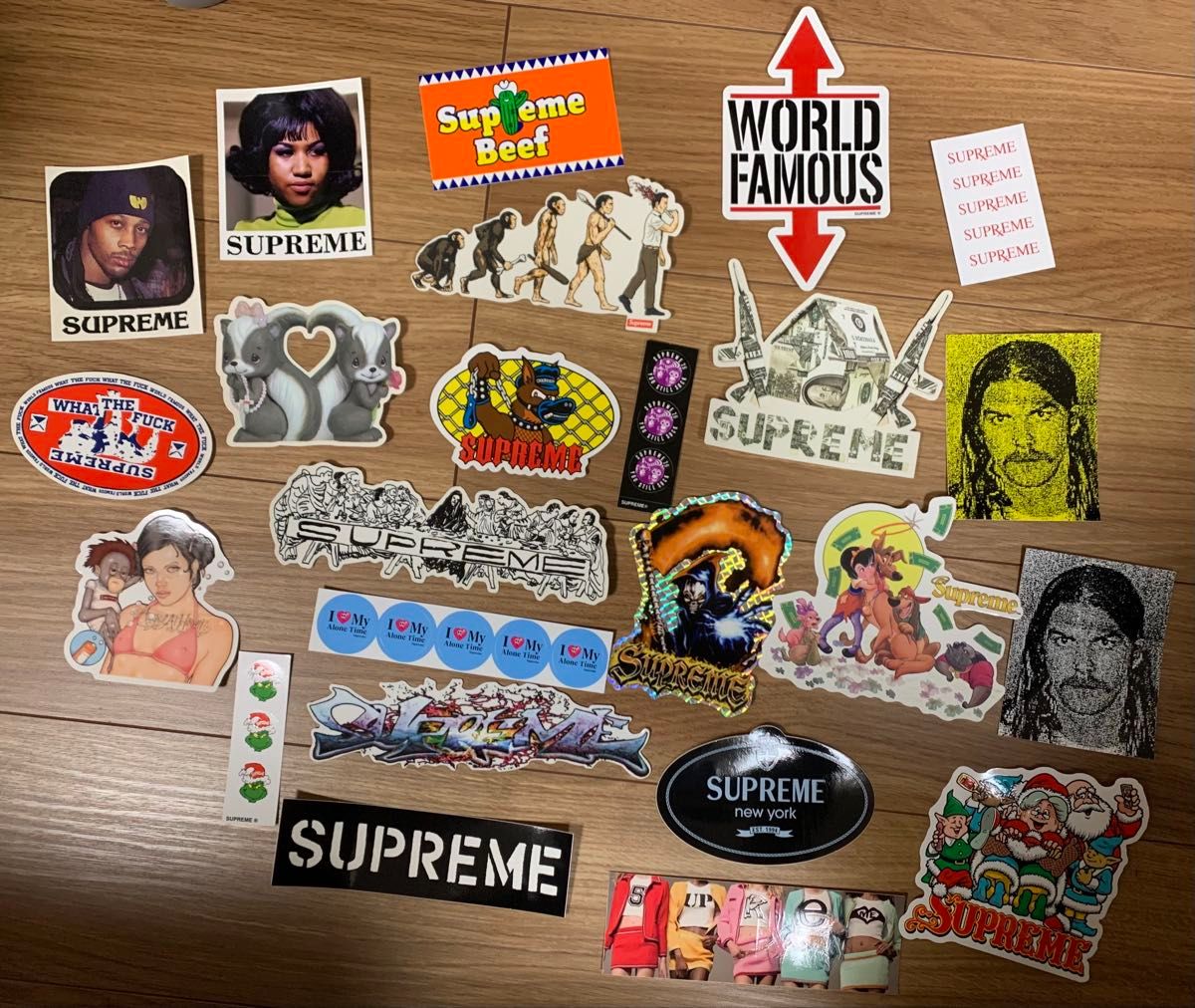 Supreme ステッカーセット まとめ売り Box Logo Sticker Camacho