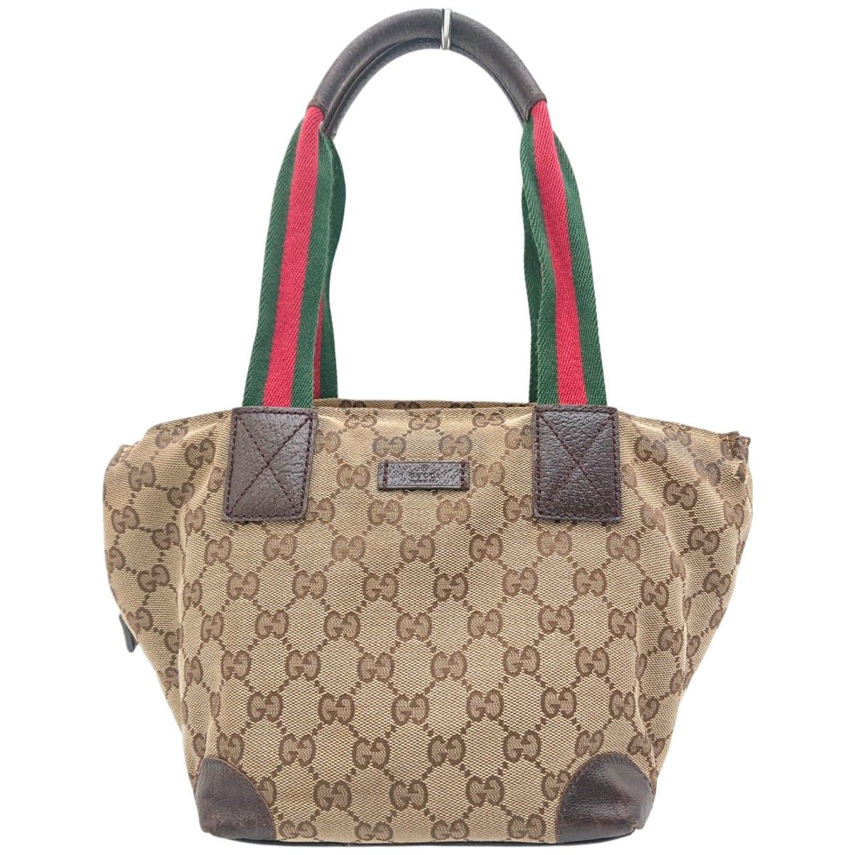 GUCCI グッチ GGスプリーム リボン トートバッグ ハンドバッグ 
