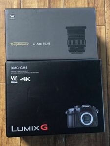 パナソニック ミラーレス一眼カメラ ルミックス GH4 DMC-GH4-K Voigtlander KOKUTON 17.5mm f0.95 2点セット