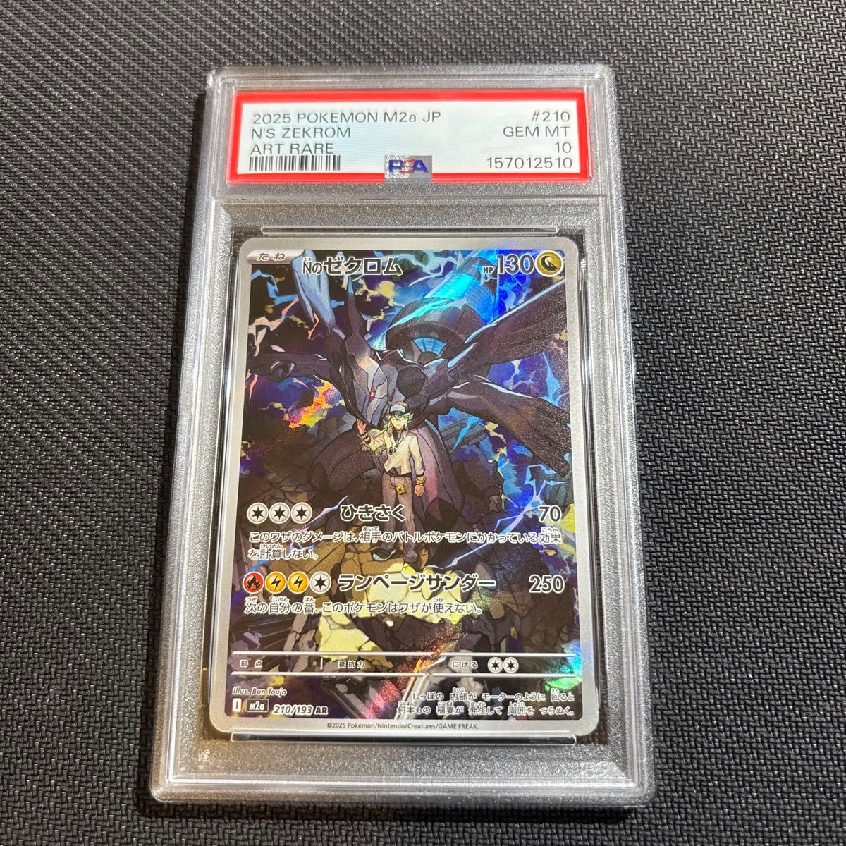 PSA10 ポケモンカード Nのゼクロム AR 210/193 GEM MT | Shop at