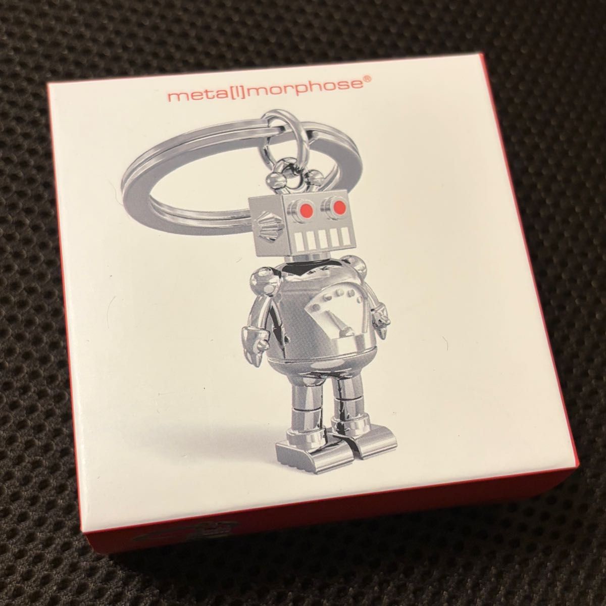 Preview of meta[l]morphose メタモルフォーゼ ロボット キーホルダー シルバー