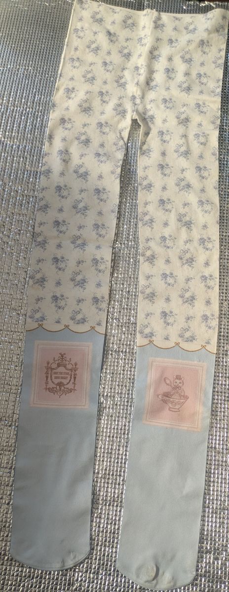 Preview of BABY, THE STARS SHINE BRIGHT Salon de th Minette柄 タイツ ロリータ