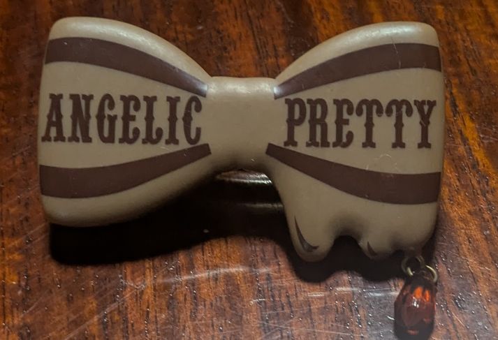 Preview of Angelic Pretty Melty Ribbon Chocolate アクリルバレッタ チョコレートシリーズ
