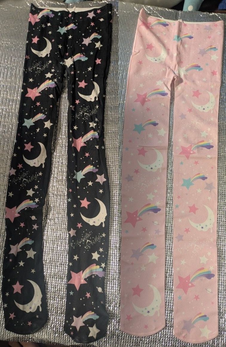 Preview of Angelic Pretty Dream Sky ピンク 黒 ロリィタ 2点セット