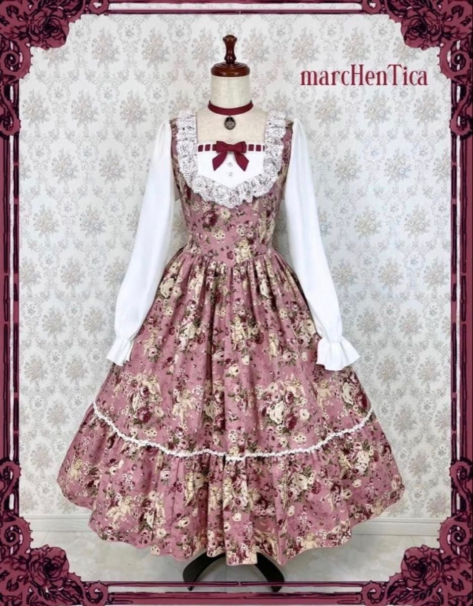 Preview of MarcHenTica フィオレッタアンジュワンピース ワイン hirokotokumine ロリータ リズリサ 花柄