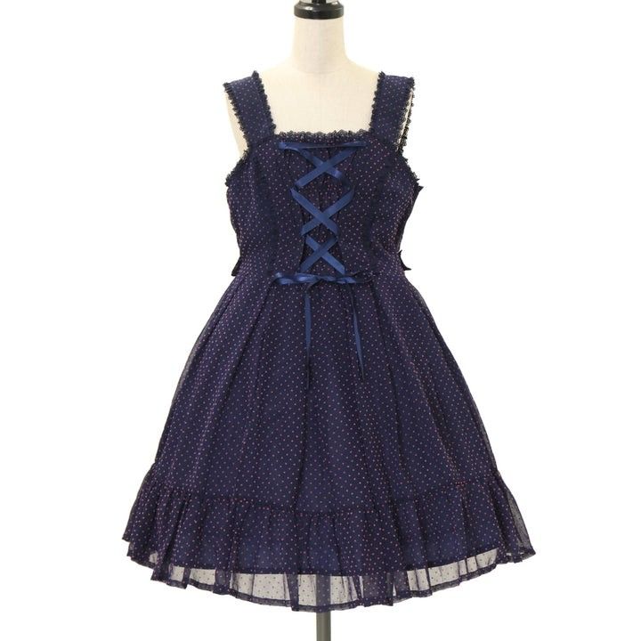 Preview of Metamorphose 星フロッキーあみあげジャンパースカート メタモルフォーゼ