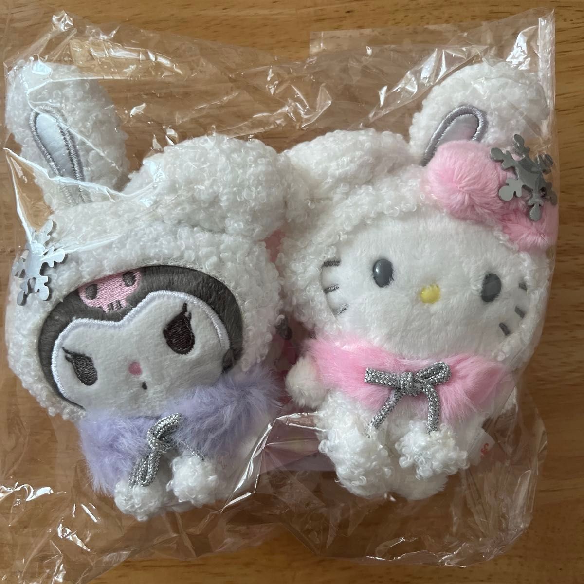サンリオ ハローキティ クロミ マスコット ぬいぐるみ 2点セット