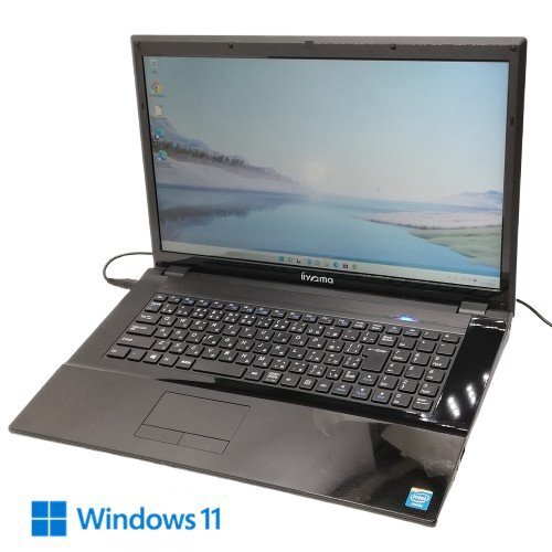 バッテリー良好iiyama 15.6型ノートPC W950AU i3 5世代 公認ショップ