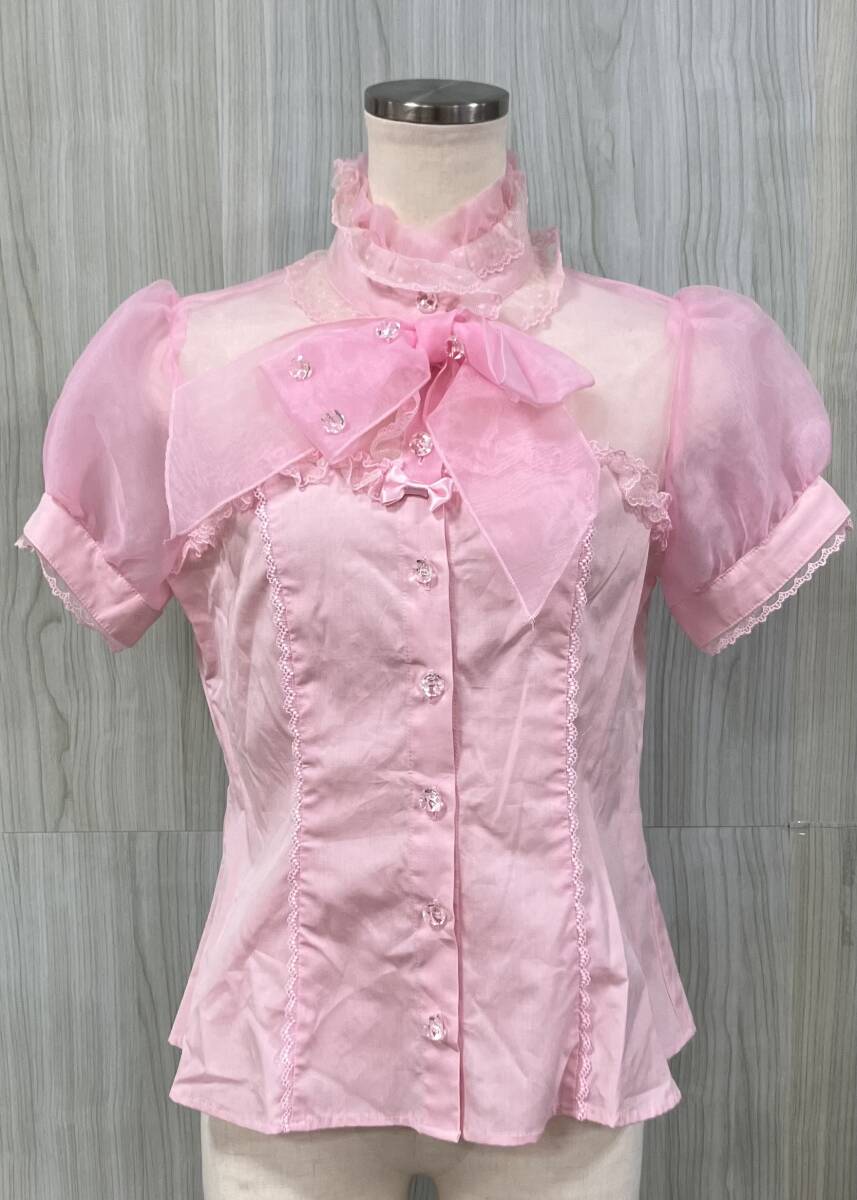 Preview of Angelic Pretty/アンジェリック プリティ/半袖ブラウス/Glass Doll ブラウス/ピンク/B-6664