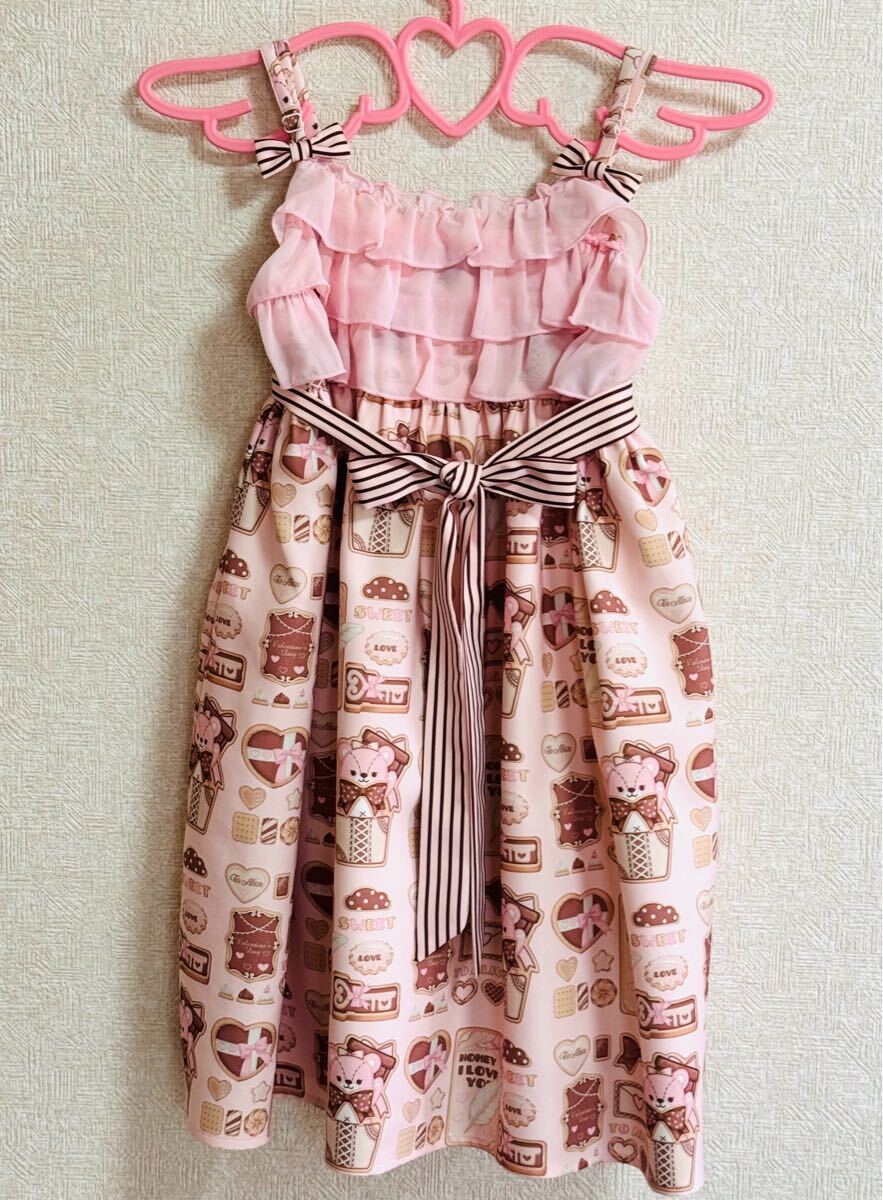 Preview of To Alice kids★トゥ アリス キッズ クマロリィタジャンパースカート★130サイズ★シャーリーやアンジェリックプリティ好きさんにオススメ!