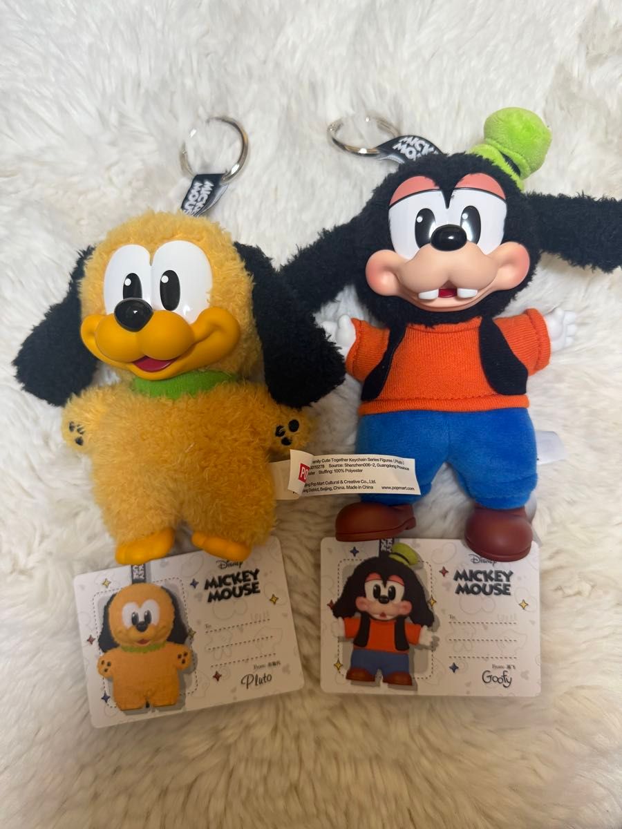 POPMART DISNEY ミッキーファミリー ぬいきー　デイジー　グーフィー 正規品 ミッキーファミリー グーフィー デイジー Mickey Family