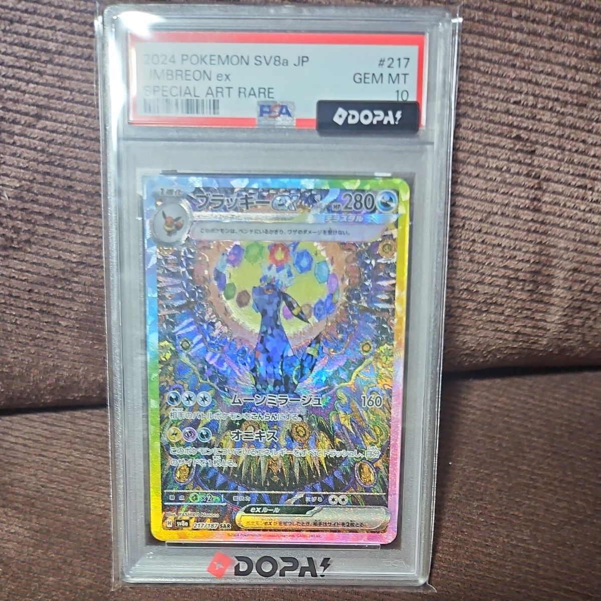 ブラッキーex SAR PSA10 ポケモンカード テラスタルフェスex | Shop at