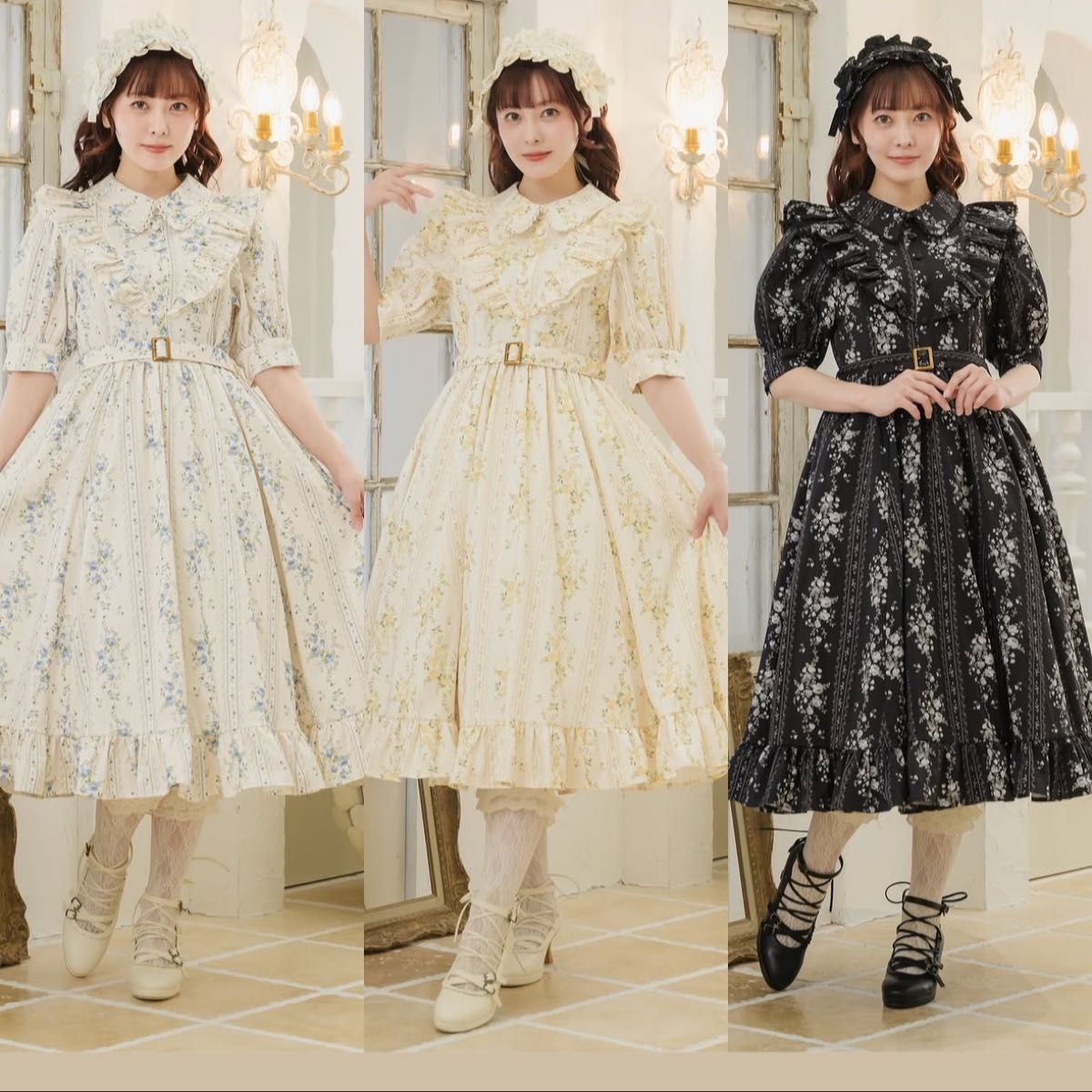 Preview of しまむら くる実 ヴィンテージローズグラン ワンピース