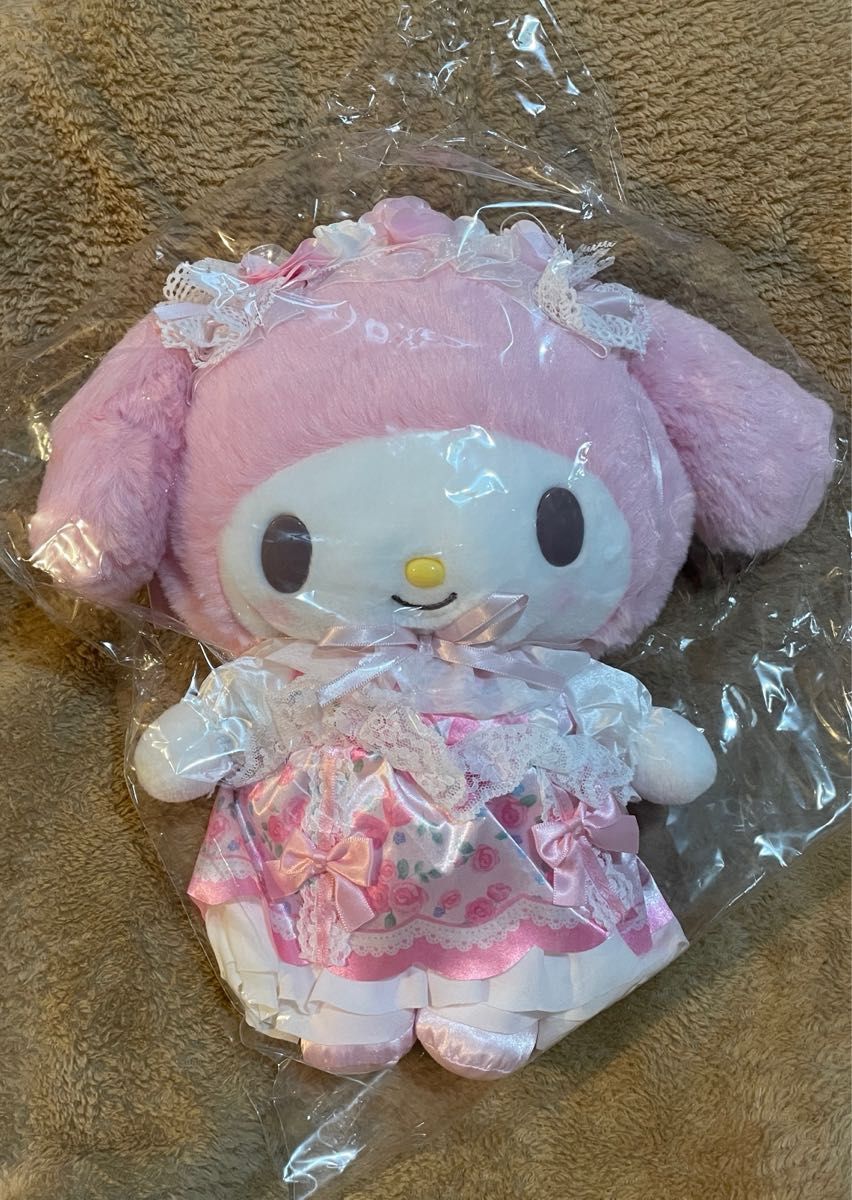 Preview of 新品 サンリオ マイメロディ メルヘンパーティー キャラクター形ショルダーバッグ ぬいぐるみ マスコット カバン 肩掛け ロリータ