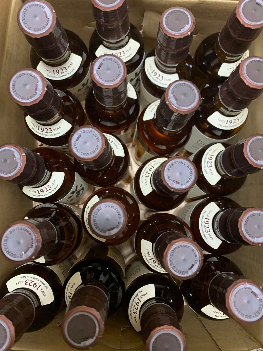 サントリー 山崎 シングルモルト ウイスキー 180ml ミニボトル 4本