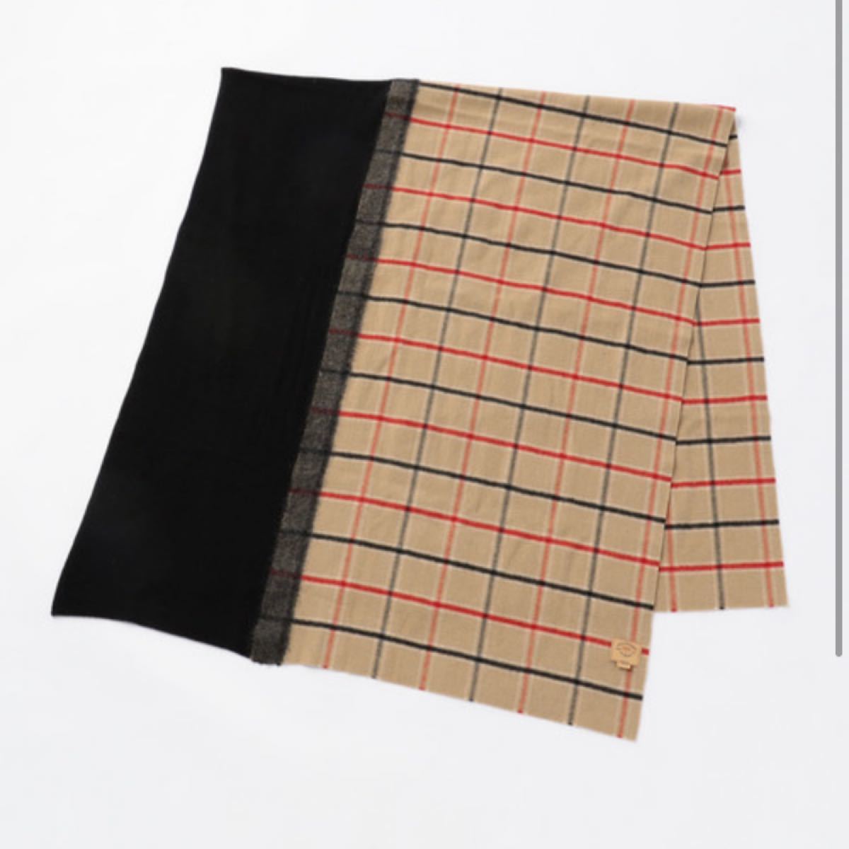 極美品 大判 バーバリー マフラー カシミヤ 100% メガ チェック