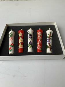 委託品　和蝋燭　手描き　絵ロウソク　未使用　京乃伝統工芸