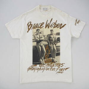 80s Bruce Weber white tiger Tシャツ ブルースウェーバー フォト ホワイトタイガー vintageビンテージ 希少 激レア