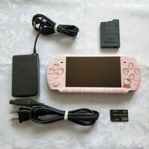 【美品】【レア】PSP 3000 すぐ遊べるセット(ハローキティ)
