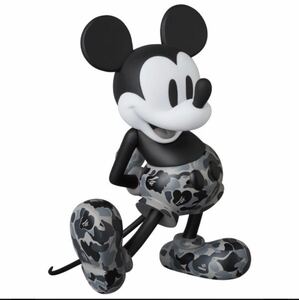 VCD BAPE(R) MICKEY MOUSE MONOTONE Ver. Mickey Mouse ミッキーマウス エイプ ベイプ メディコムトイ 