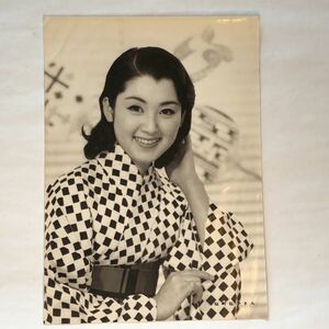 桜町弘子　ブロマイド　当時もの　昭和レトロ　大型ブロマイド　平凡付録　 女優　時代劇
