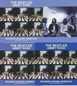 THE BEATLES / ABBEY ROAD : RECORDING SESSIONS CHRONOLOGY [6CD] - ABBEY ROAD STUDIO EDITION